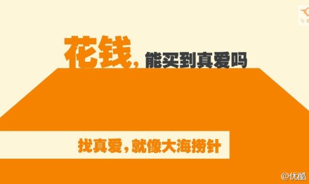 飞碟说花钱 能买到真爱吗