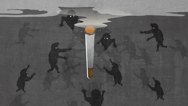 飞碟说吸烟